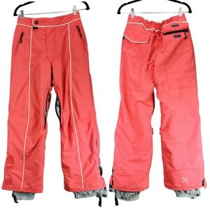 Turbine Girls Large Snow Pants Insulated Skiing Snowboarding Winter‎ Orange